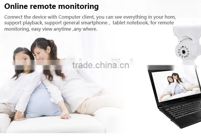 HD motion detect alarm wireless ip camera security system HW0024-G