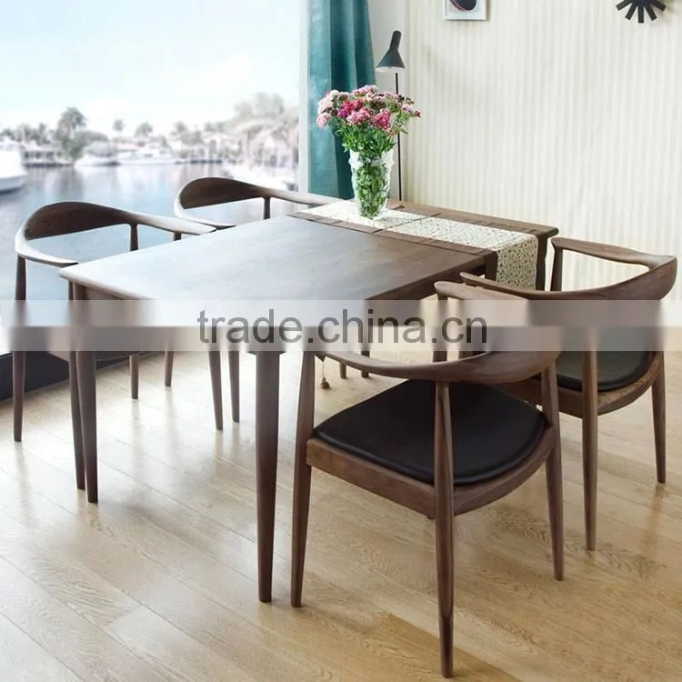 The Kennedy President Election Replica Wood Hans Wegner chair designer wood dining chair