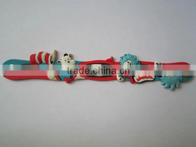 rainbow silicone bracelets for promotion