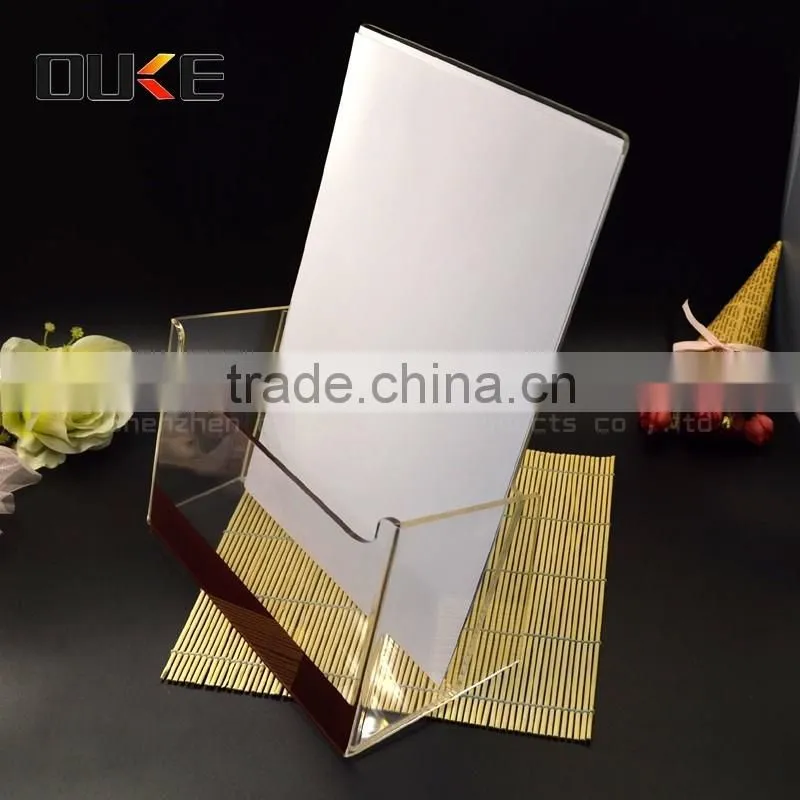 high quality custom design acrylic brochure holder