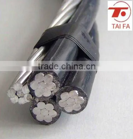 insulated service drop cable/overhead cable 16mm+16mm ABC cable
