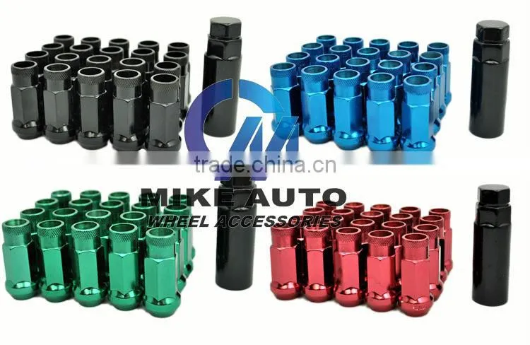 MUTEKI RACING WHEEL LUG NUT 20+1 RAINBOW COLOUR SR48/ open end