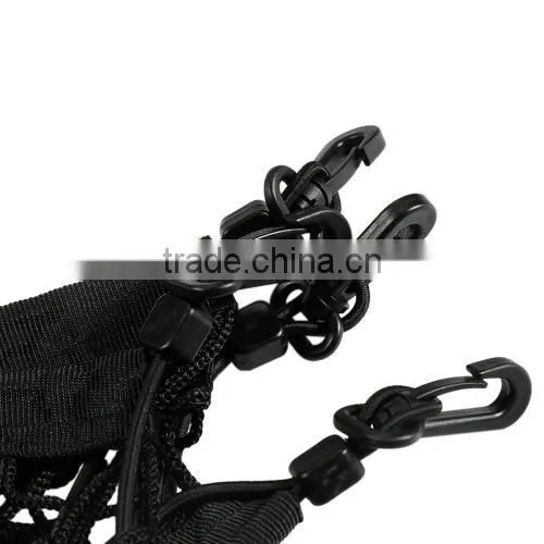 100 * 70cm Car Trunk Interior Mesh Net Storage Bag Luggage Holder with 4 Hooks