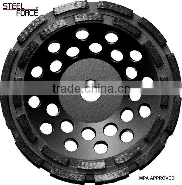 Diamond Double Row Grinding Cup Wheels Row Diamond