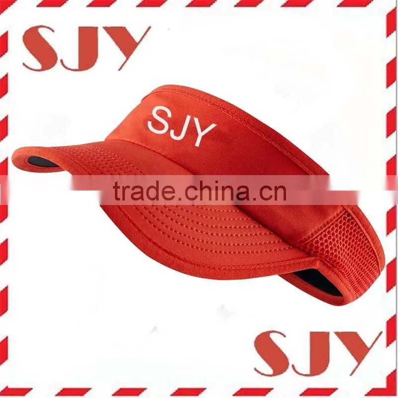 100%Polyester Custom Dri Fit Mesh Tennis Visor Hat