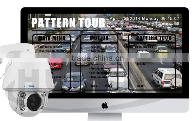 5 INCH high speed dome camera, intelligent CMOS IP speed dome camera