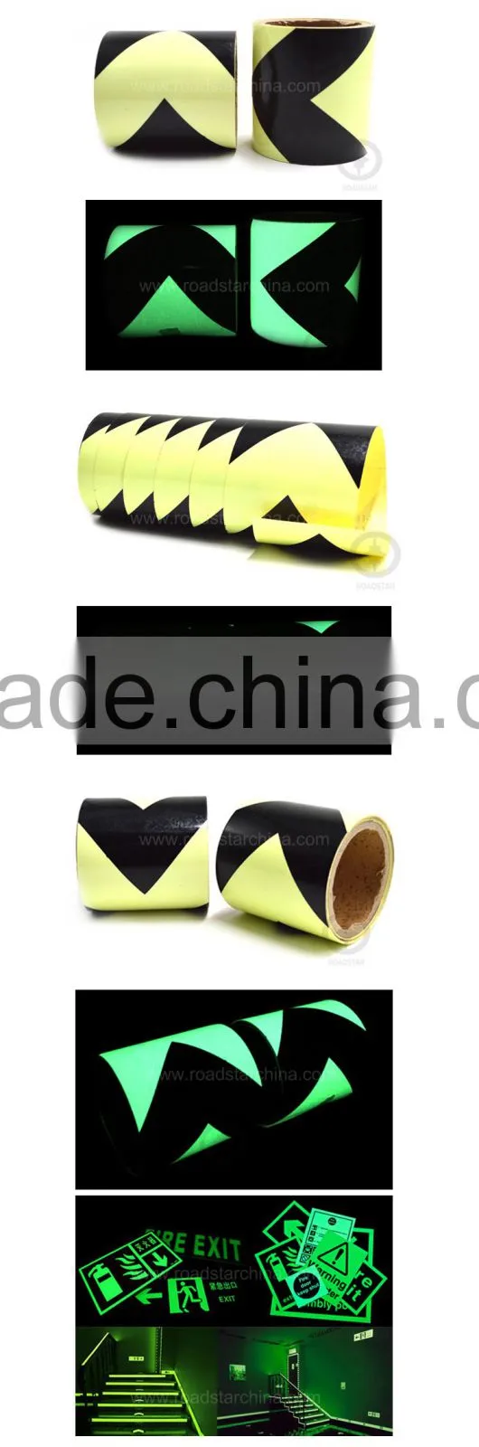 PET Type Arrow Photoluminous Film