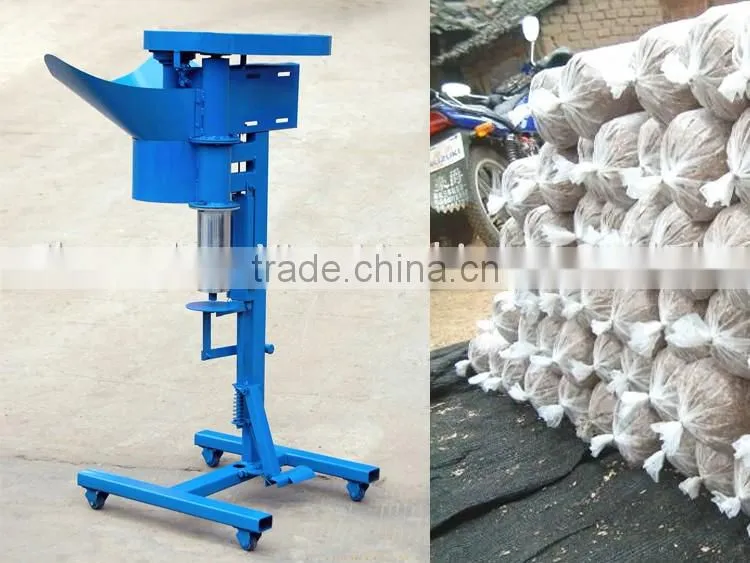 Growing mushrooms bag / edible fungus sack filling / fungus packing machine