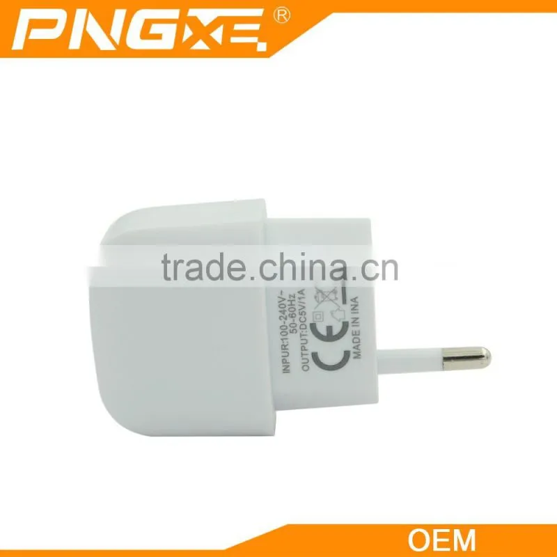 PNGXE Newest OEM portable small wall charger for cell phone mobile charger