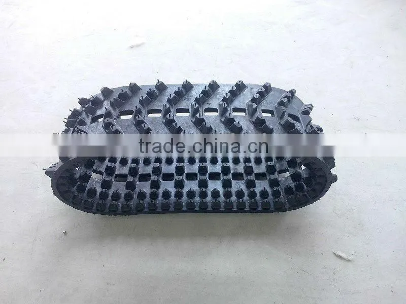 best qualified snow scooter rubber track/snow removal rubber track