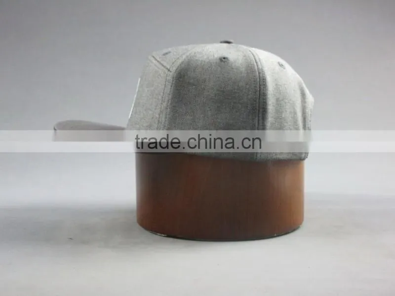 Custom 100% cotton twill 7-panel snapback cap with embroidery logo