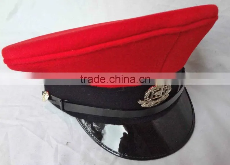 US Navy Admiral Officer Khaki Peaked Cap. custom peak caps