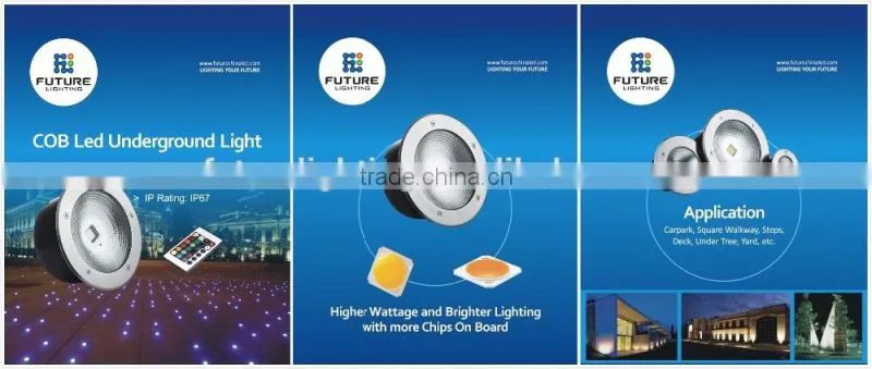 IP67 Warm White/White COB LED Underground Light led uplights 3W CE ROHS 3 Years Warrenty