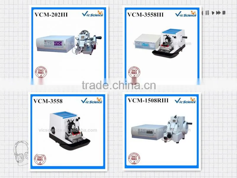 Intelligent control semi automatic laboratory tissue microtome