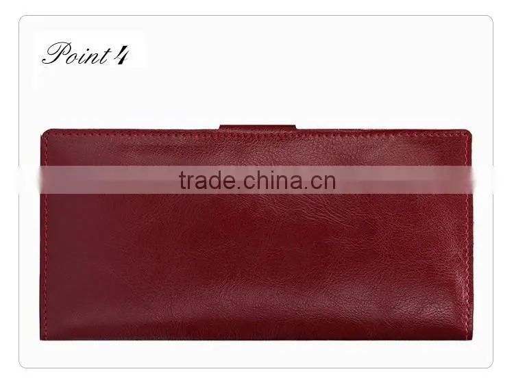 Hot Sale Fashion Women Leather Card Holder Multiple Wallet Custom Dollar Wallet