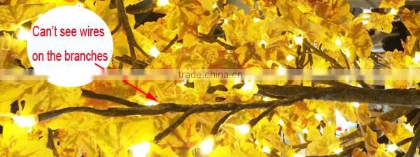 Top products christmas garden decorative super simulation led cherry blossom tree