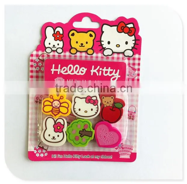 children custom shape eraser for school use