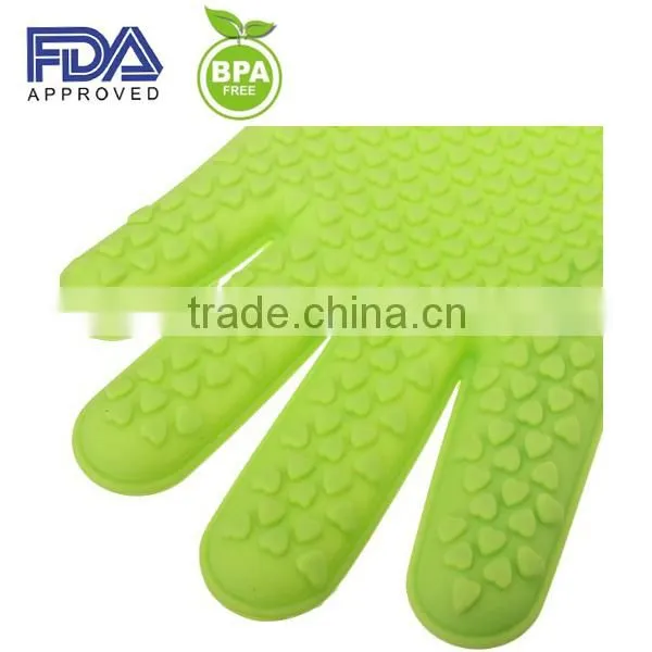 FDA high temperature silicone rubber gloves