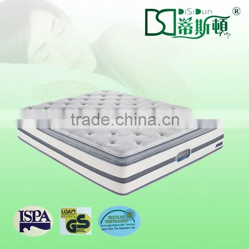 China Orthopedic Bonnell Spring Knitted Fabric Pillow Top Mattress Distributor
