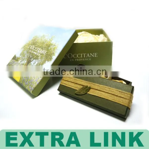 Fashion competitive price romantic flower pattern perfume cardboard gift box printing and packing