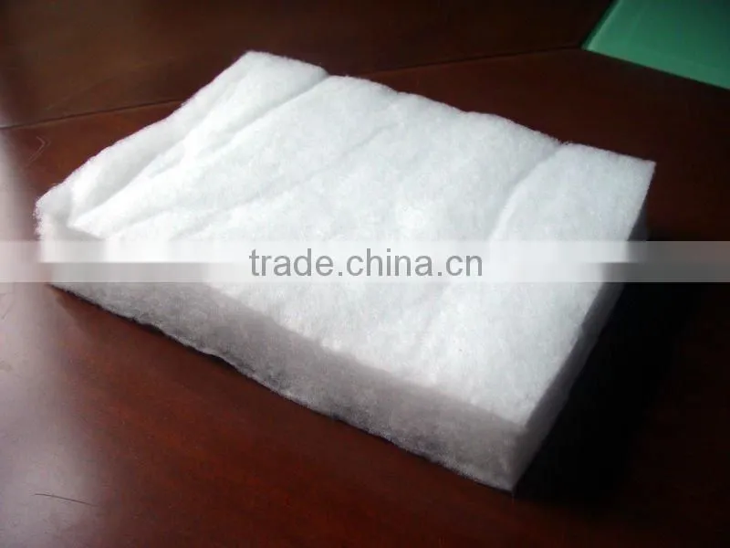 Nonwoven hard wadding and glue free wadding production line