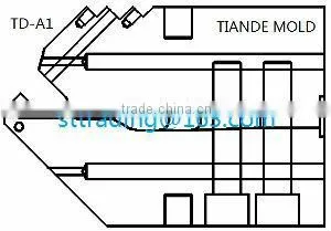 extrusion die mould for extrusion cast film die