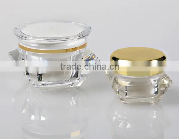 high quiality plastic liquid bottle cosmetic packaging acrylic lotion bottle cone shape