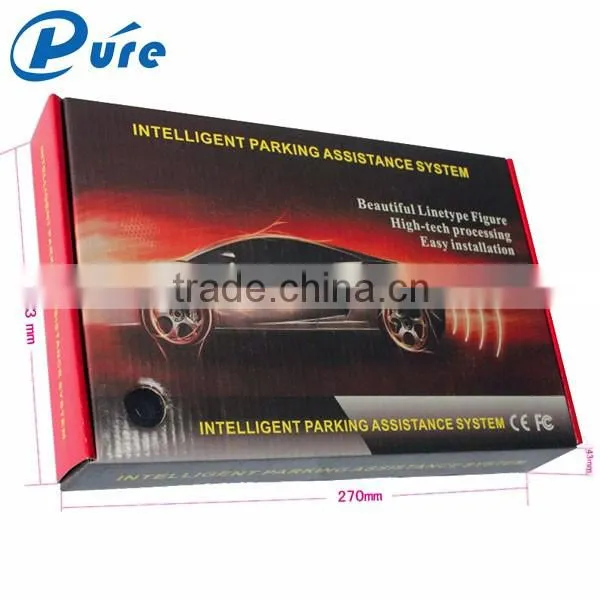 CE RoHS certification parking system ultrasonic sensor 4 sensors car parking sensor system