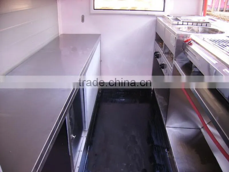 Yieson kitchen trailer, street food kiosk, outdoor food kiosk YS-ET230