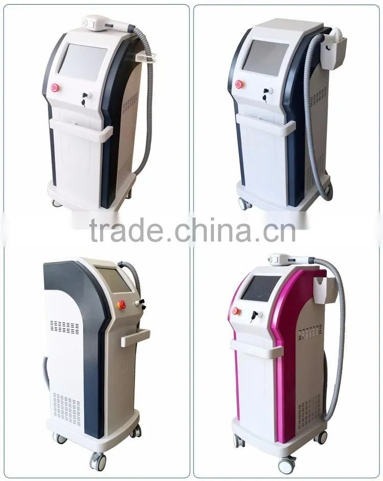 Factory OEM 808 diode laser hair removal machine/depilation/professional hair removal 808