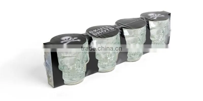skull glass bottle for wine glass liquor bottle skeleton bottle