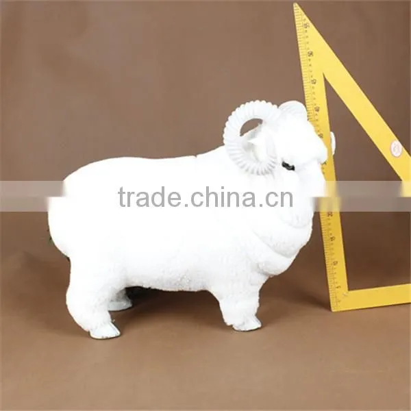Custom handmade plastic farm animals figurines sheep toys for christmas