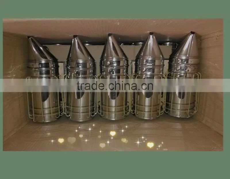 Stainless Steel Honey Farming Equipment Beekeeping Smokers Bee Smoker