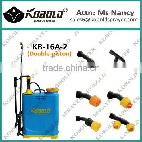 (KB-16A) 16L double manual pump knapasck sprayer