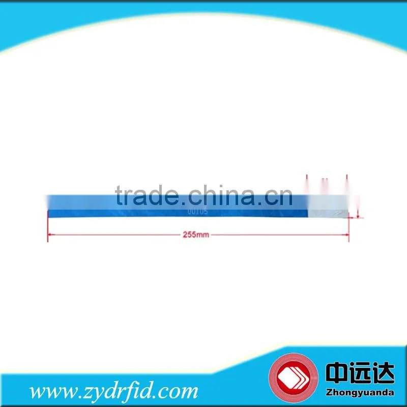 18000-6C uhf paper disposable rfid wristband/bracelet