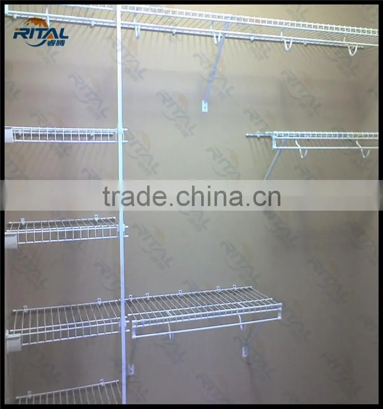 Elegant White Metal Display Racks