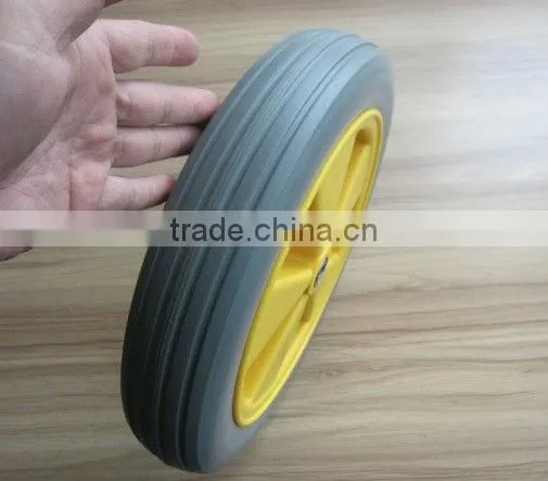Supply high quality solid wheel for wheelbarrow