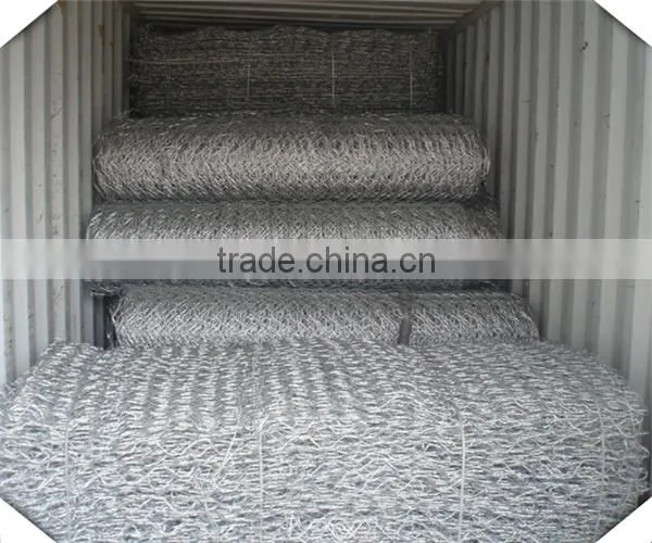 high quality gabion retaining wall / galvanized gabion basket