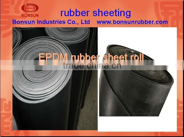 1.5mm to 50mm thickness EPDM rubber sheet