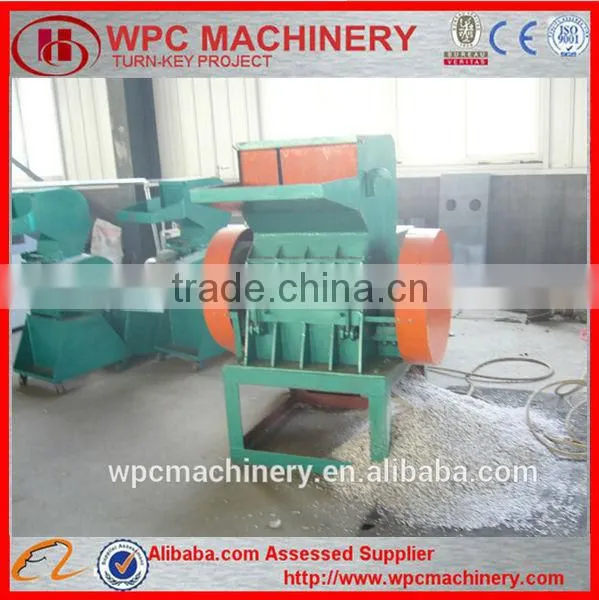 wood plastic crusher / crushing machine for recycled profiles and pipes