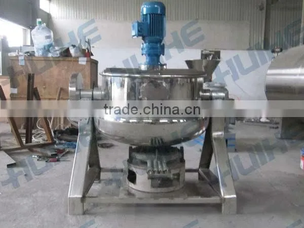 double gas fired jacket mxing kettle