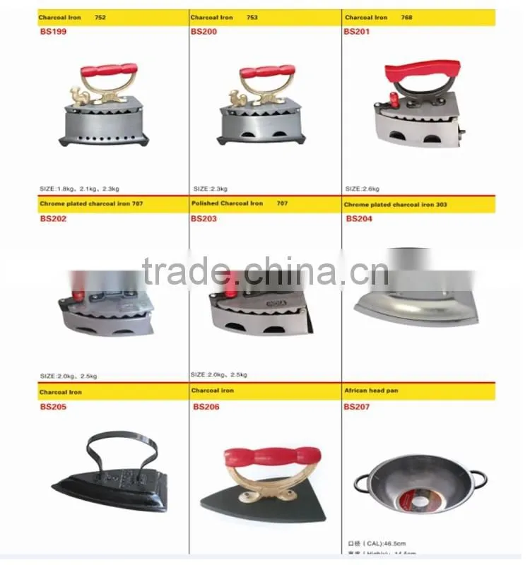 DOUBLE RHOMB CHARCOAL IRON