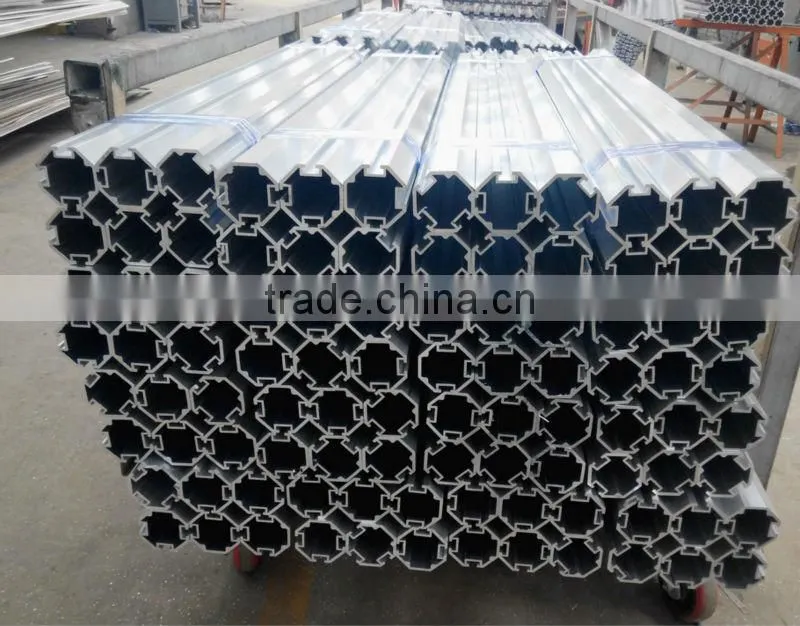 Hollow aluminum extrusion profile 6063-T5
