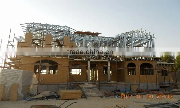 Prefabricated modern house design light steel structure house, light steel villa