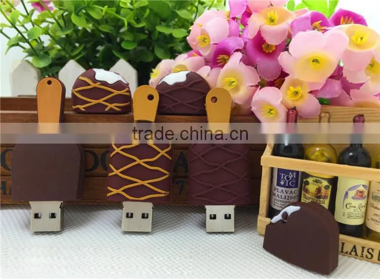 ice cream shaped usb flash drive wholesale customized cheap pvc usb stick