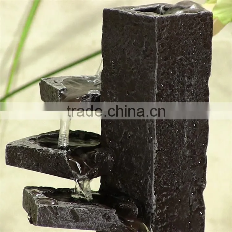 China Factory Decorative Resin Water Fountain with New Design for Home Decooration and Garden Decoration