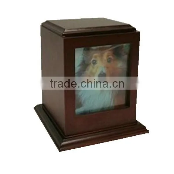 Photo frame wholesale wooden pet urn
