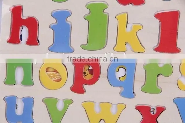 Colorful wooden Alphabet puzzle