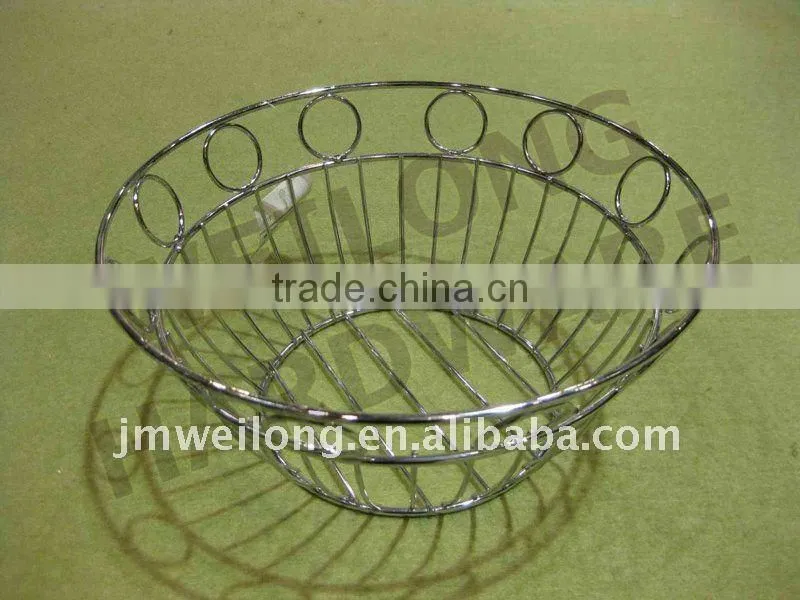 galvanized fruit basket