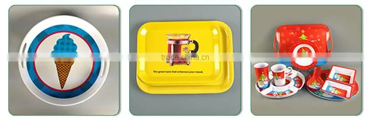Factory Wholesale Restaurant and Hotel use Melamine compact vibrator plate